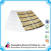 Self adhesive customized cmyk sticker printing paper